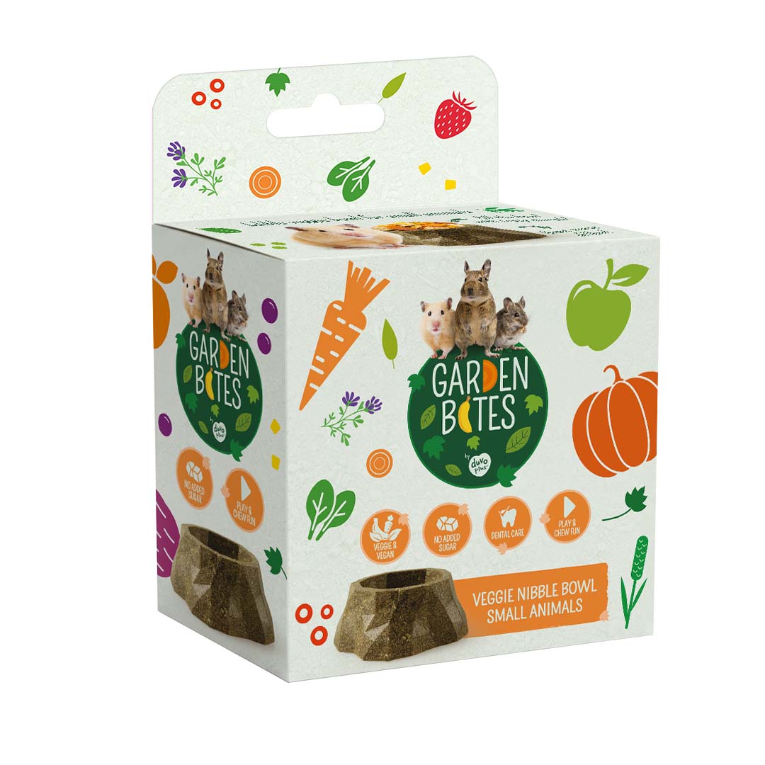 Garden bites Veggie Nibble Futternapf Braun - Verpakkingsbeeld