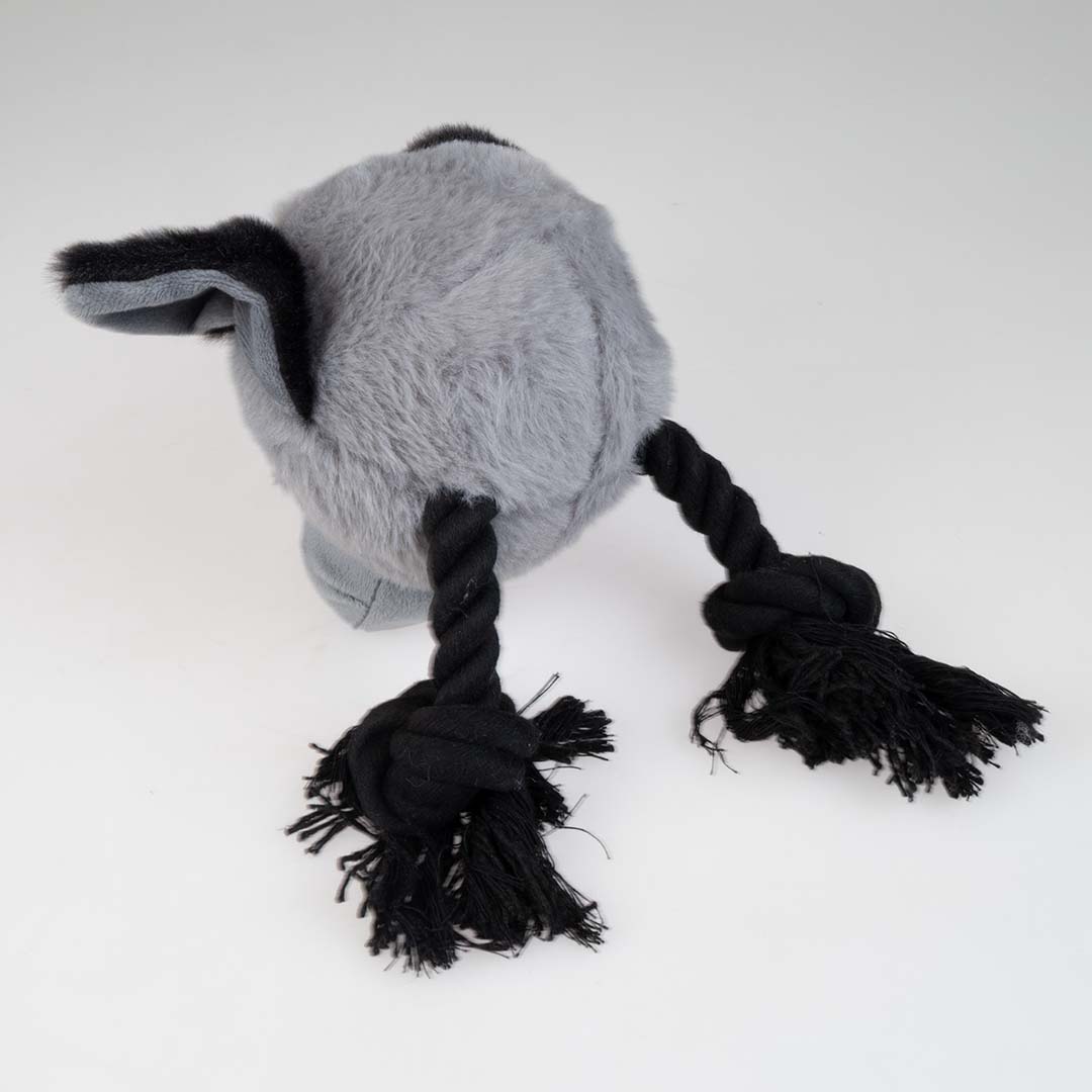 Plüsch Wildlife Kojote mit Seil Grau - Detail 3