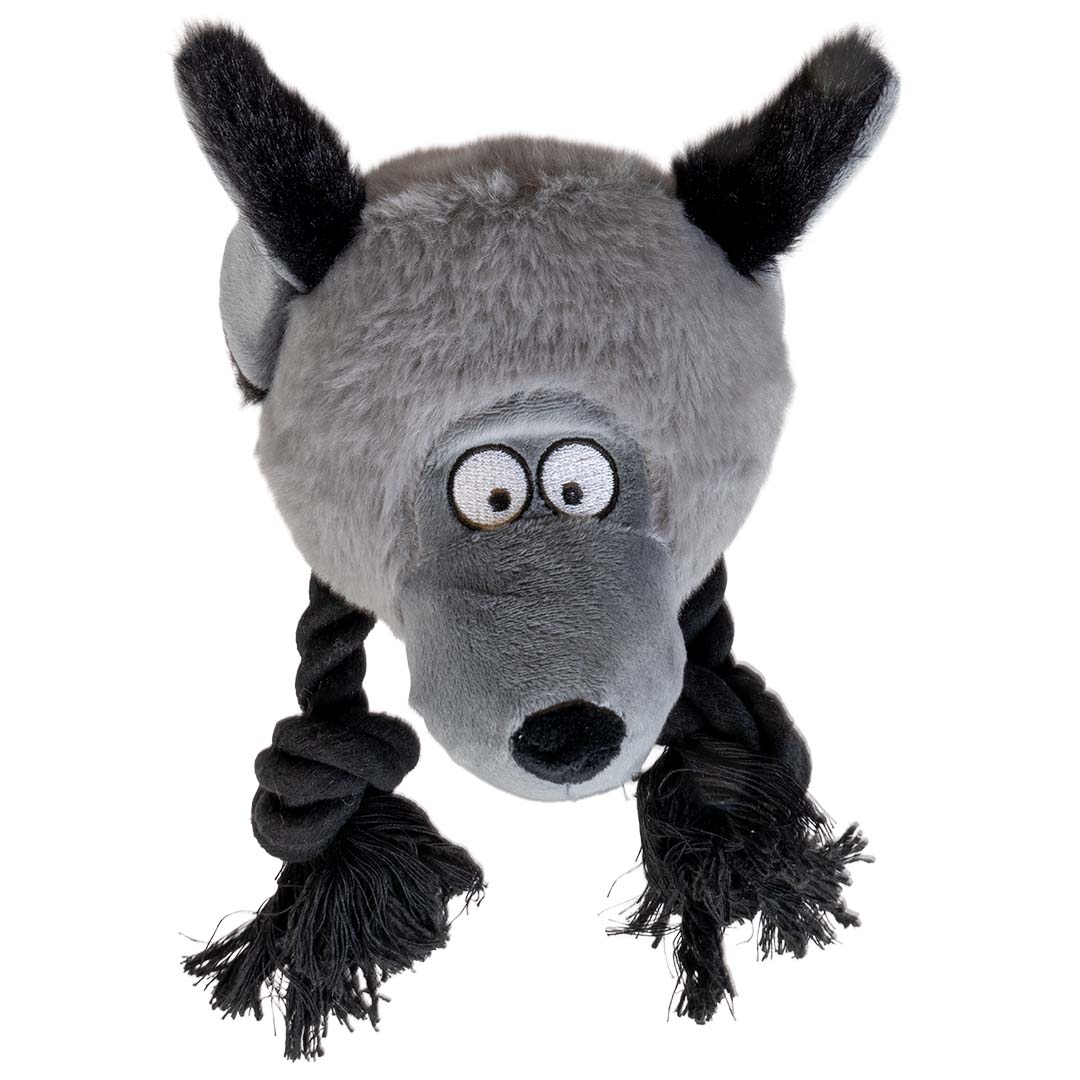 Plüsch Wildlife Kojote mit Seil Grau - Product shot