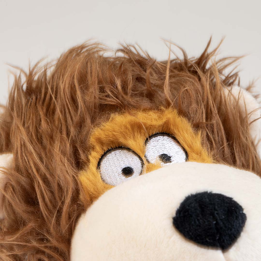 Peluche Wildlife lion avec corde Brun - Detail 1