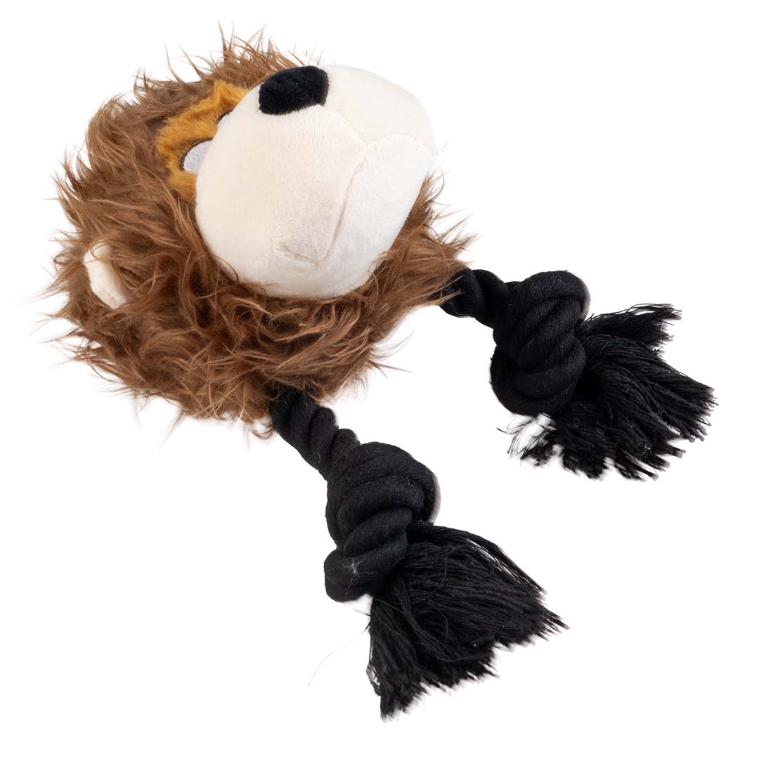Peluche Wildlife lion avec corde Brun - Detail 2