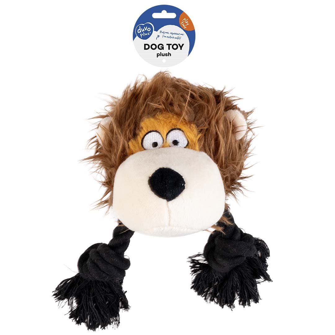 Peluche Wildlife lion avec corde Brun - Verpakkingsbeeld