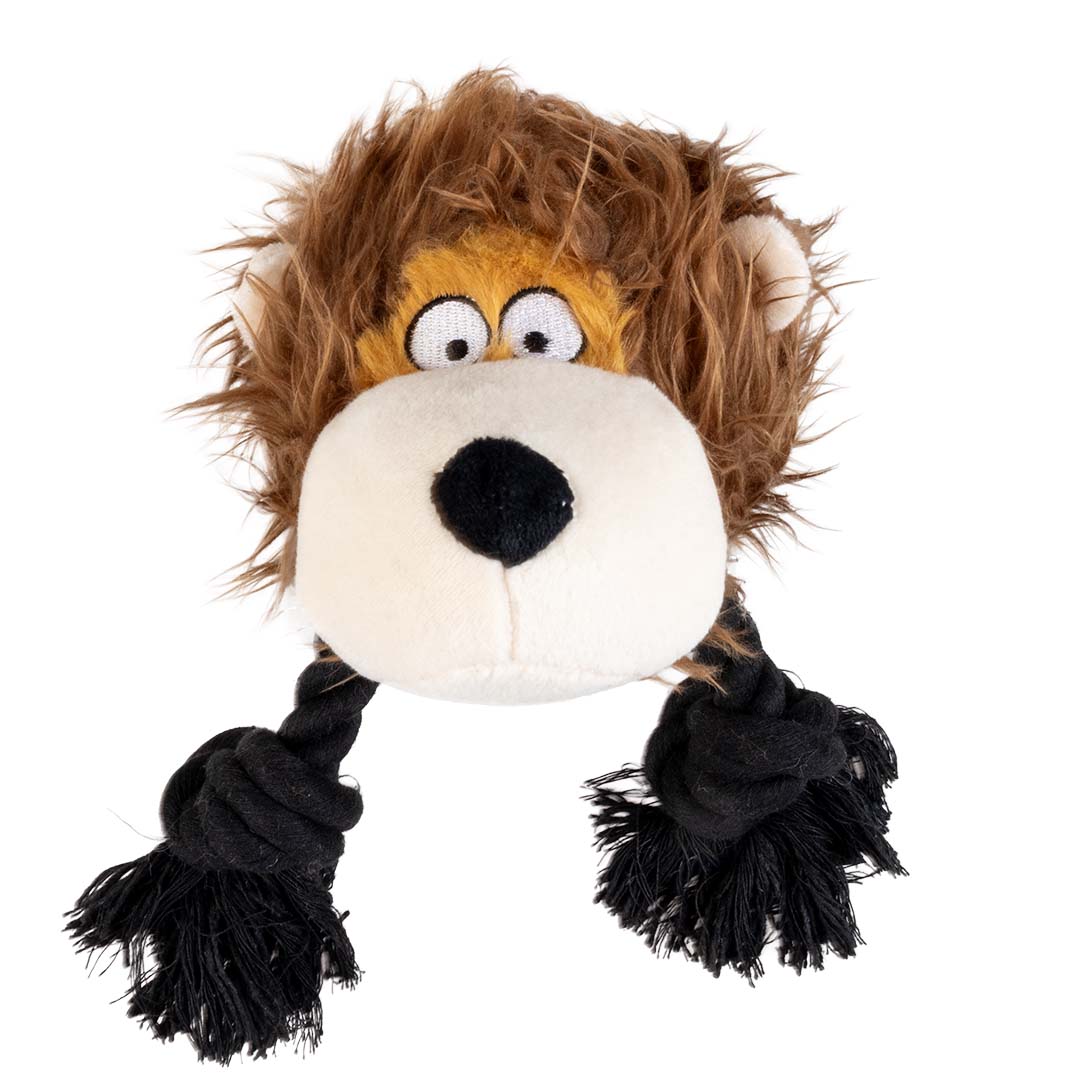 Peluche Wildlife lion avec corde Brun - Product shot