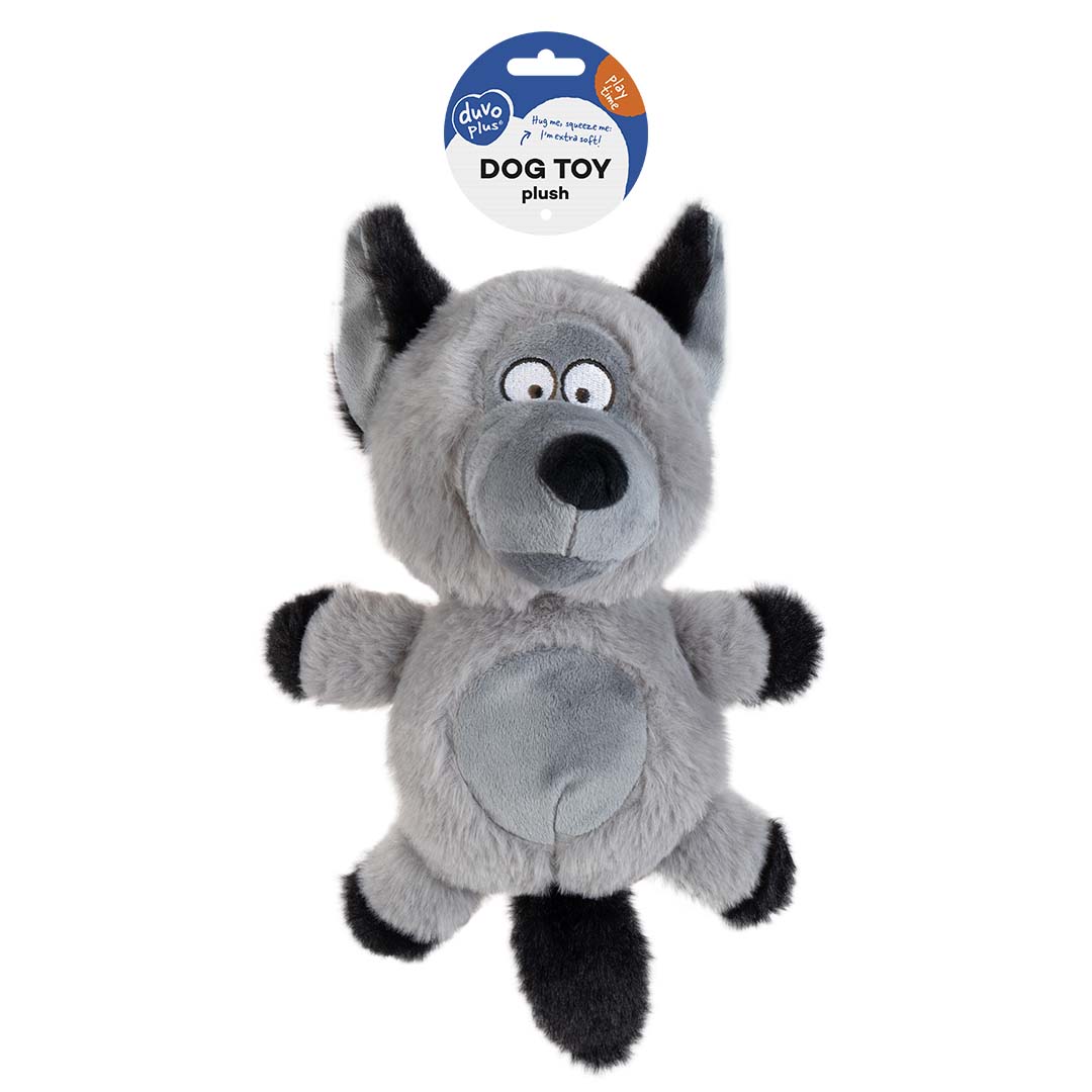 Pluche Wildlife coyote crackle Grijs - Verpakkingsbeeld