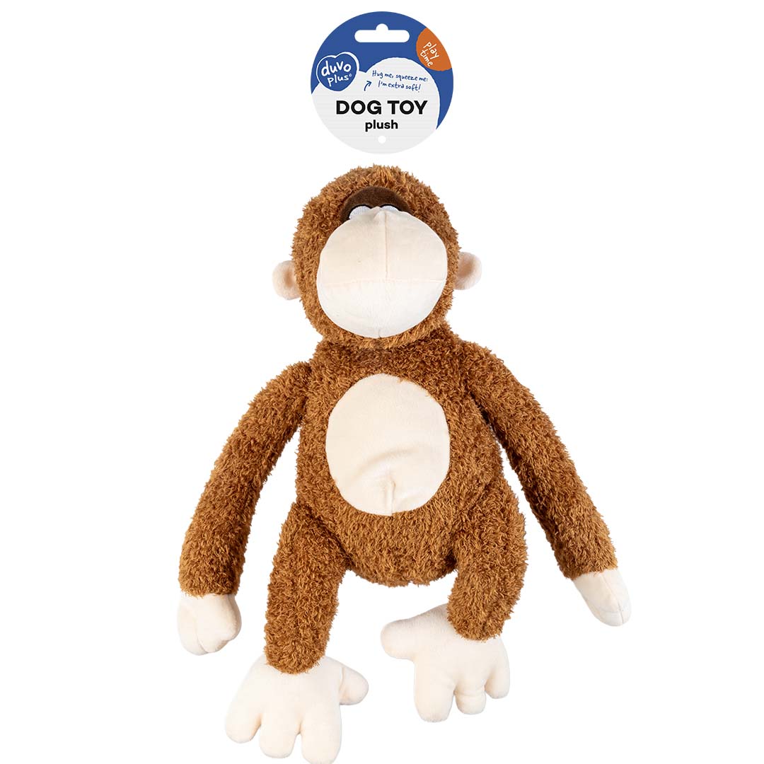 Plush Wildlife monkey large Brown - Verpakkingsbeeld