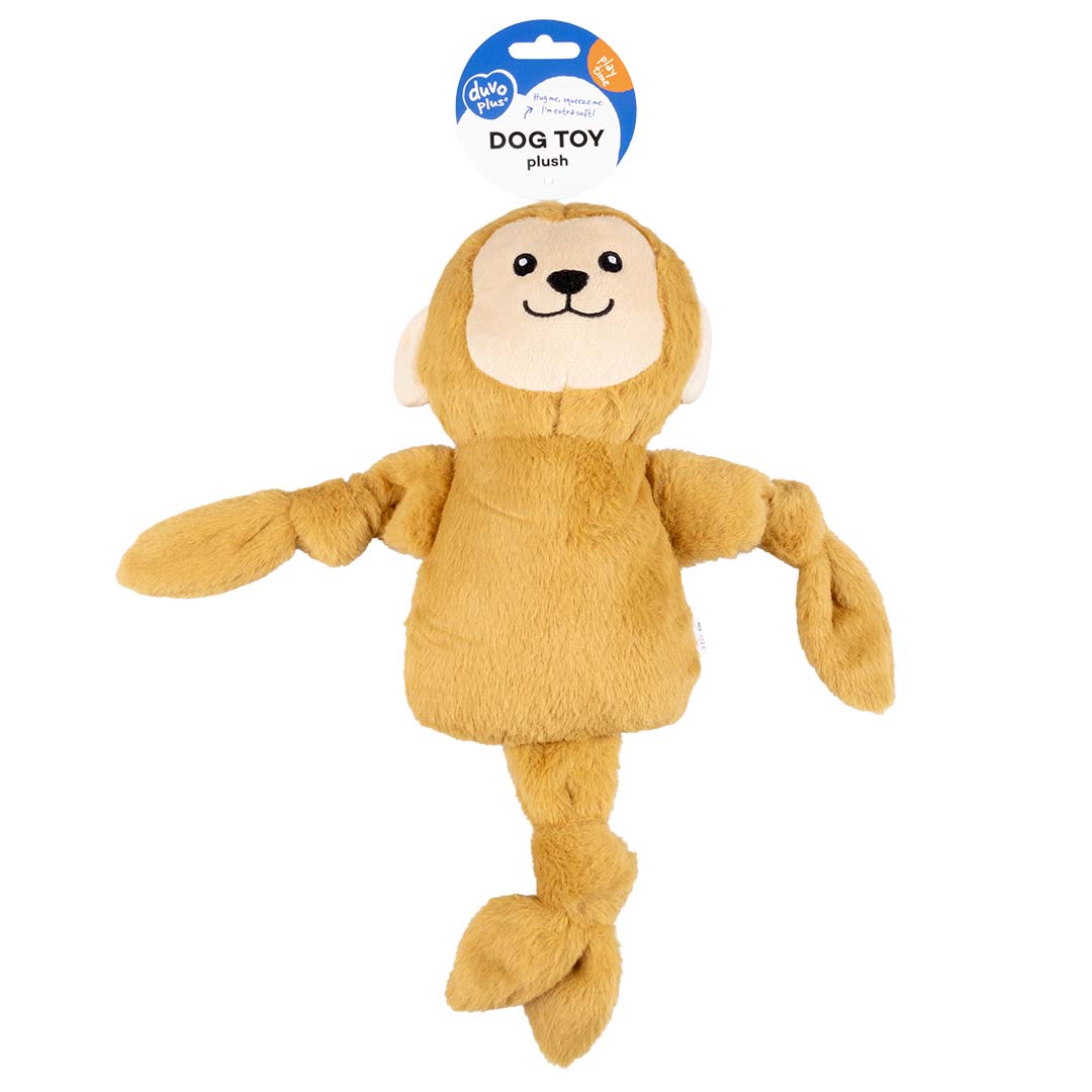 Peluche Pawbies mono crackle Marrón - Facing