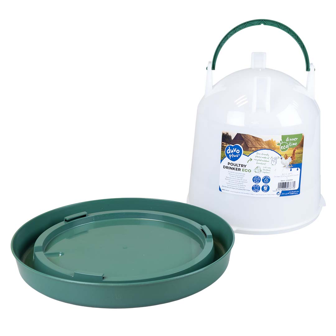 Drinkklok schroef met handvat ECO Transparant/groen - Detail 3