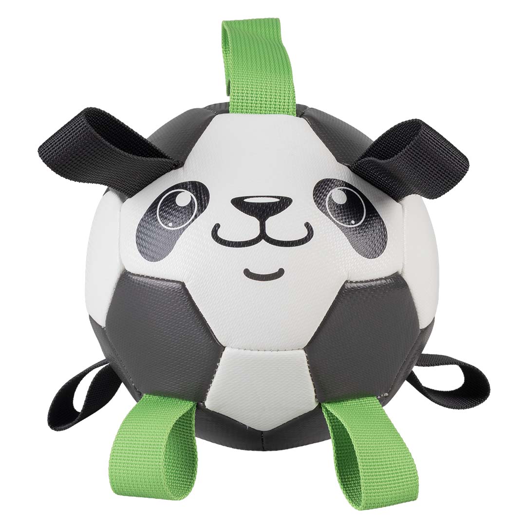 Voetbal panda met pomp Zwart/wit - Detail 1