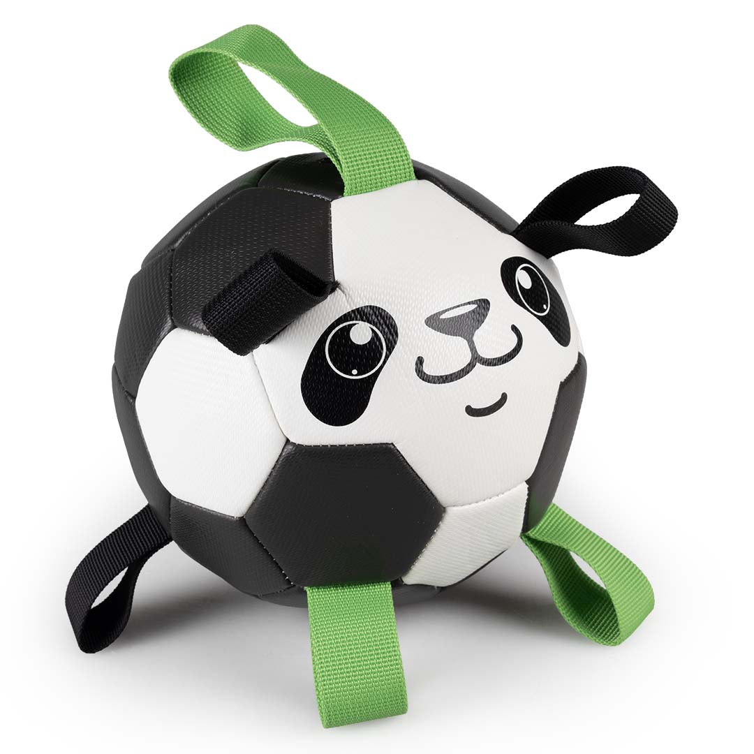 Voetbal panda met pomp Zwart/wit - Product shot