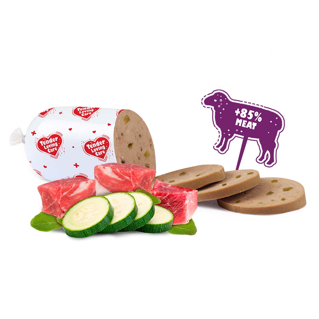 Worst voor honden met lam & courgette - Foodshot