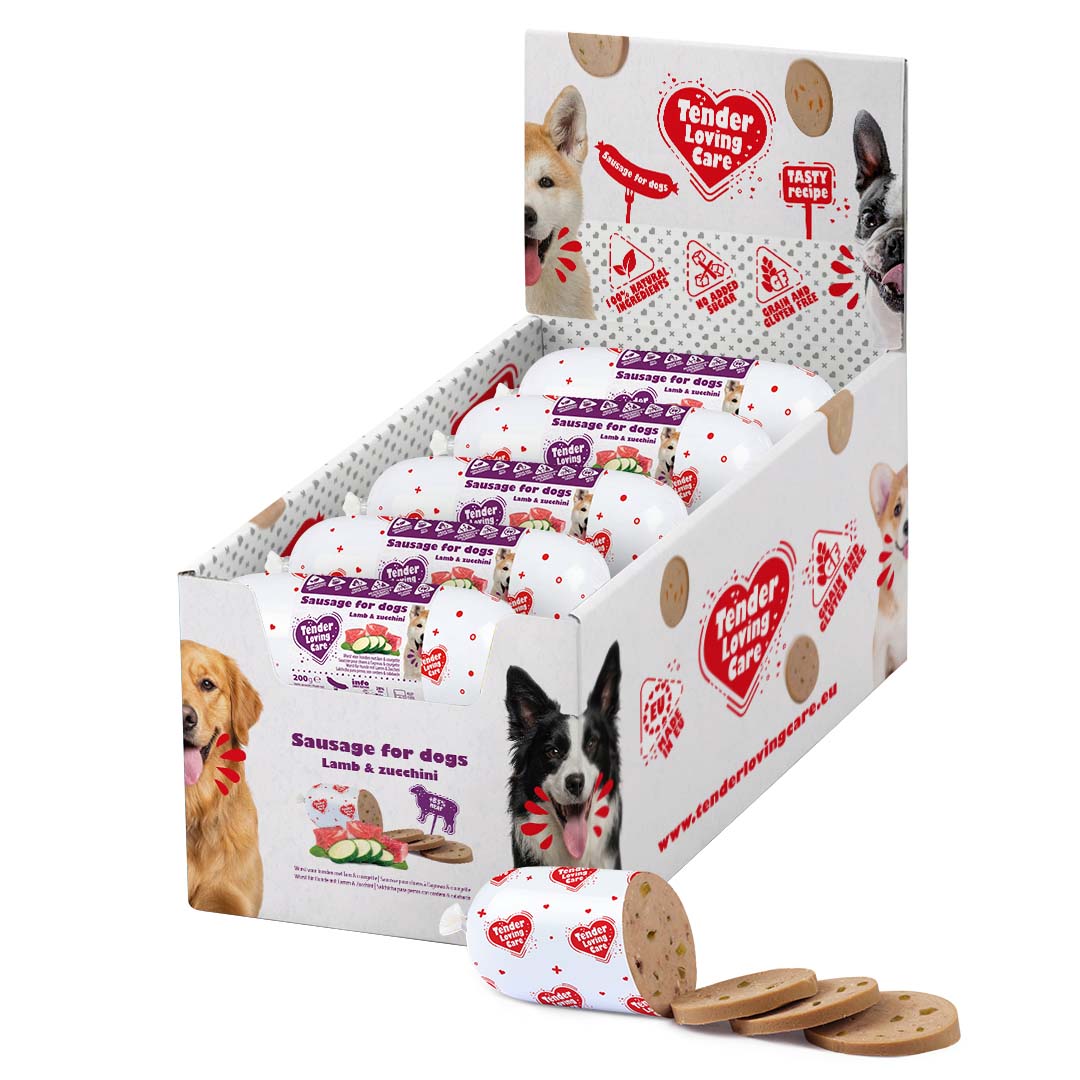 Worst voor honden met lam & courgette - <Product shot>