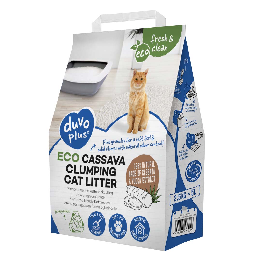ECO cassave klontvormende kattenbakvulling - <Product shot>