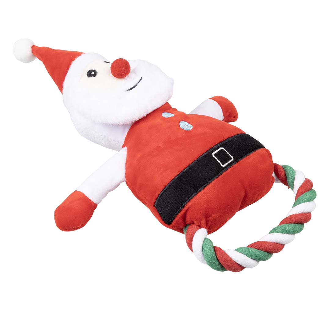 Xmas pluche kerstman met lus Rood - Product shot
