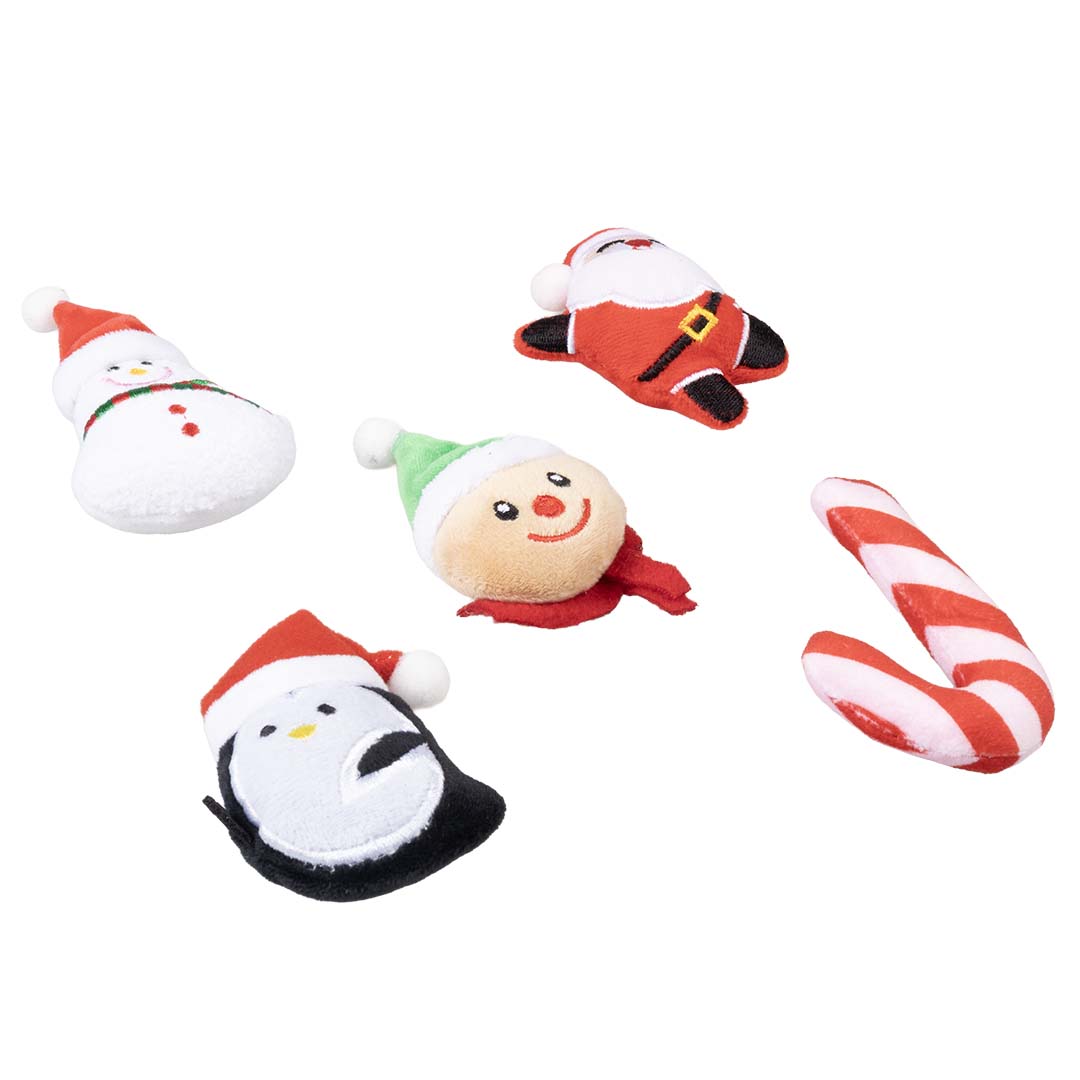 Xmas pluche winter wonder mix Gemengde kleuren - Product shot