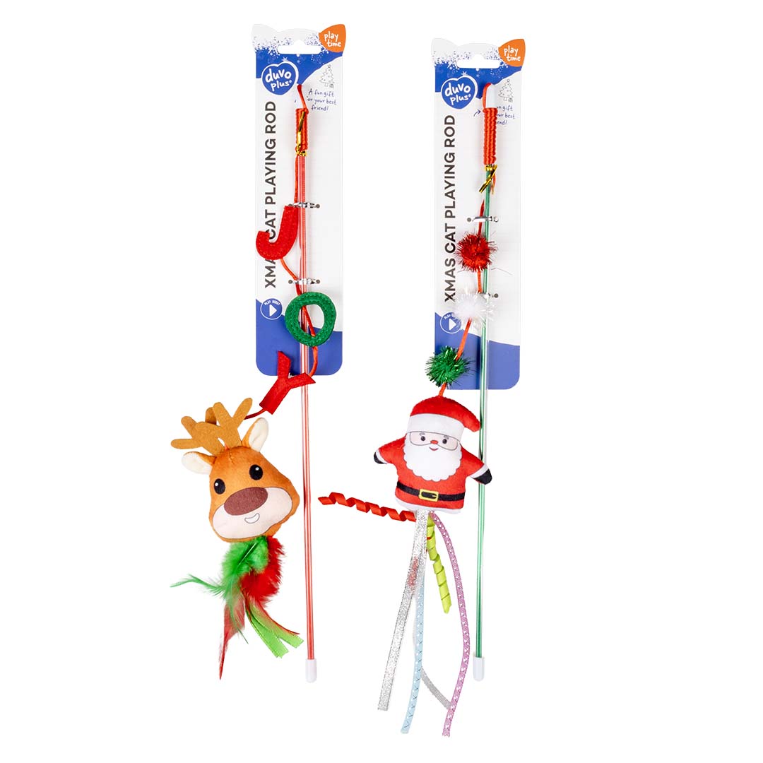 Xmas speelhengel kerstman & rendier Gemengde kleuren - Facing