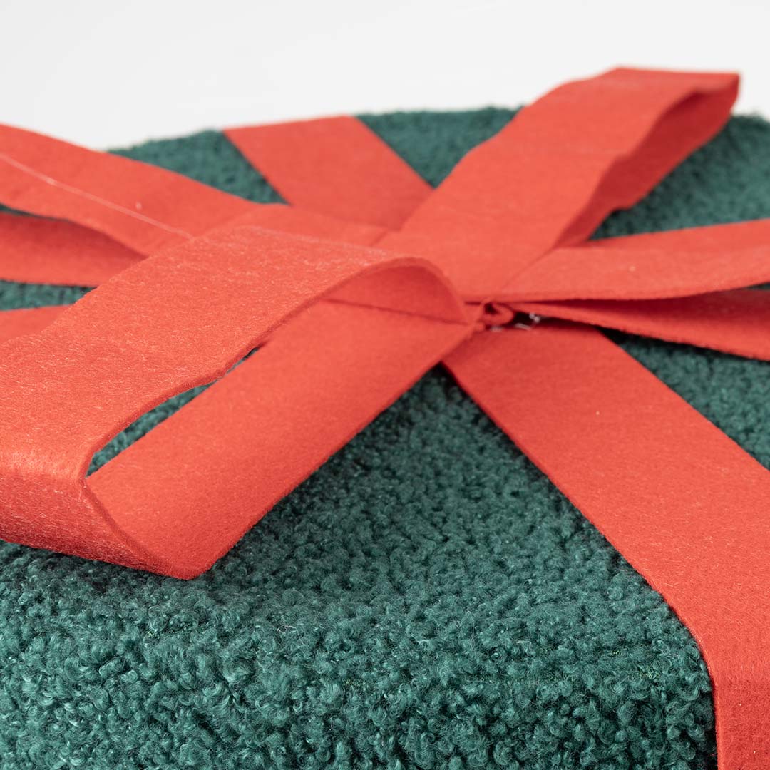 Xmas kattenhuis cadeau Groen/rood - Detail 1