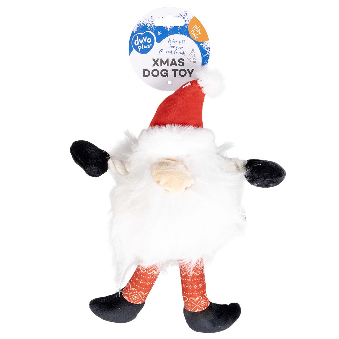 Xmas pluche kerstman Meerkleurig - Facing