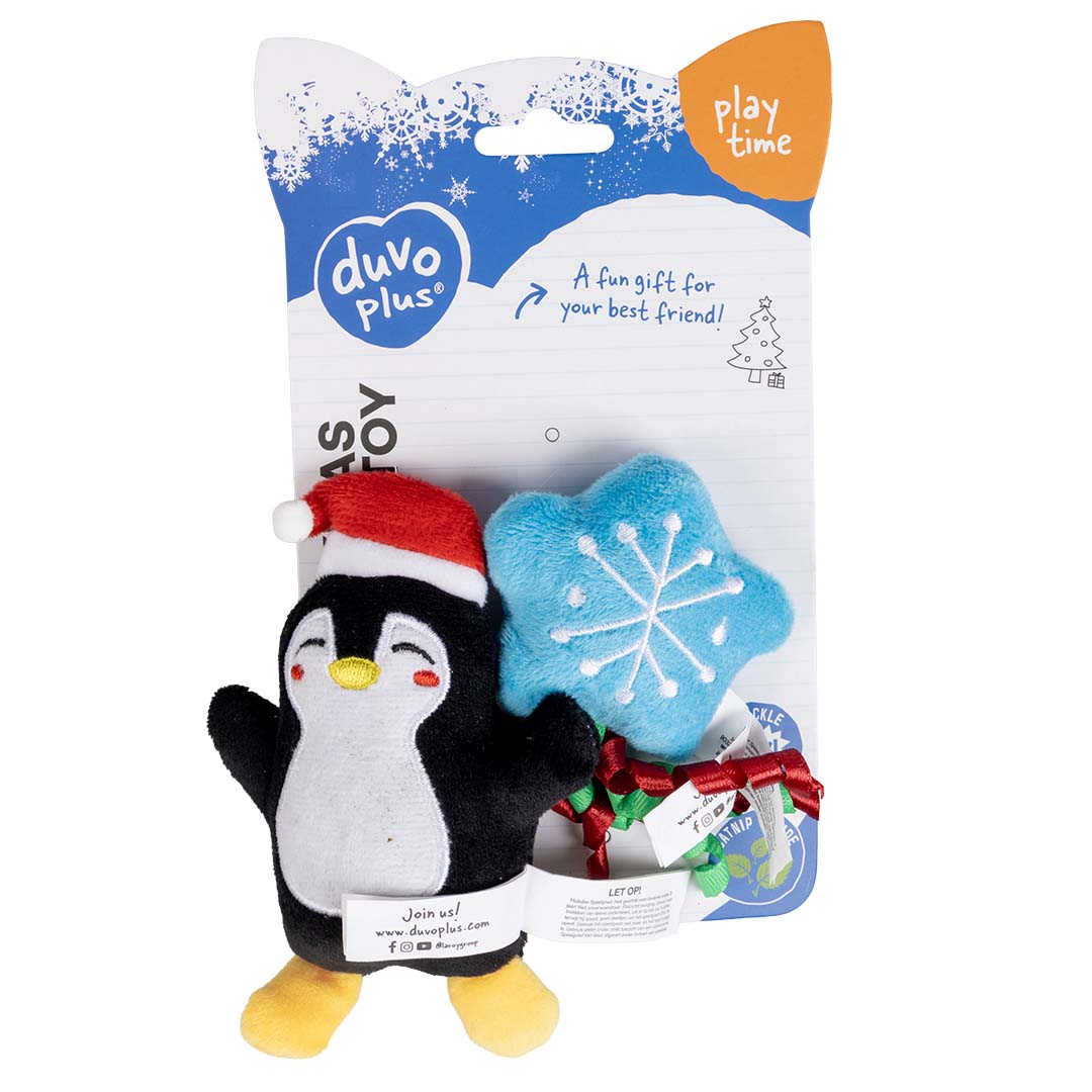 Xmas crackle pingüino y copo de nieve Multicolor - Facing