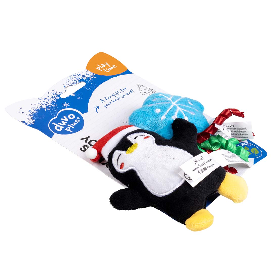 Xmas crackle pingüino y copo de nieve Multicolor - Verpakkingsbeeld