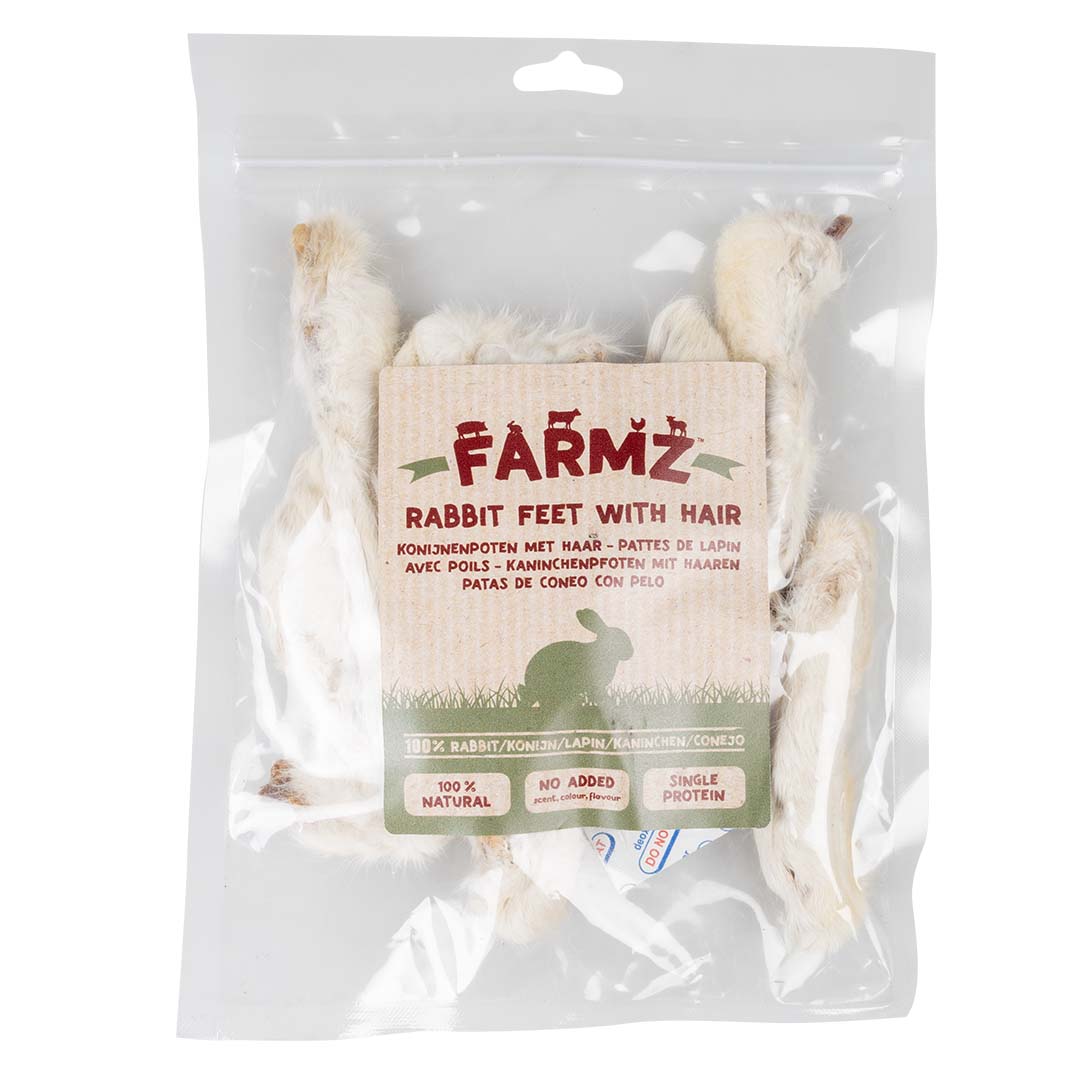 Farmz pattes de lapin avec poils - Product shot