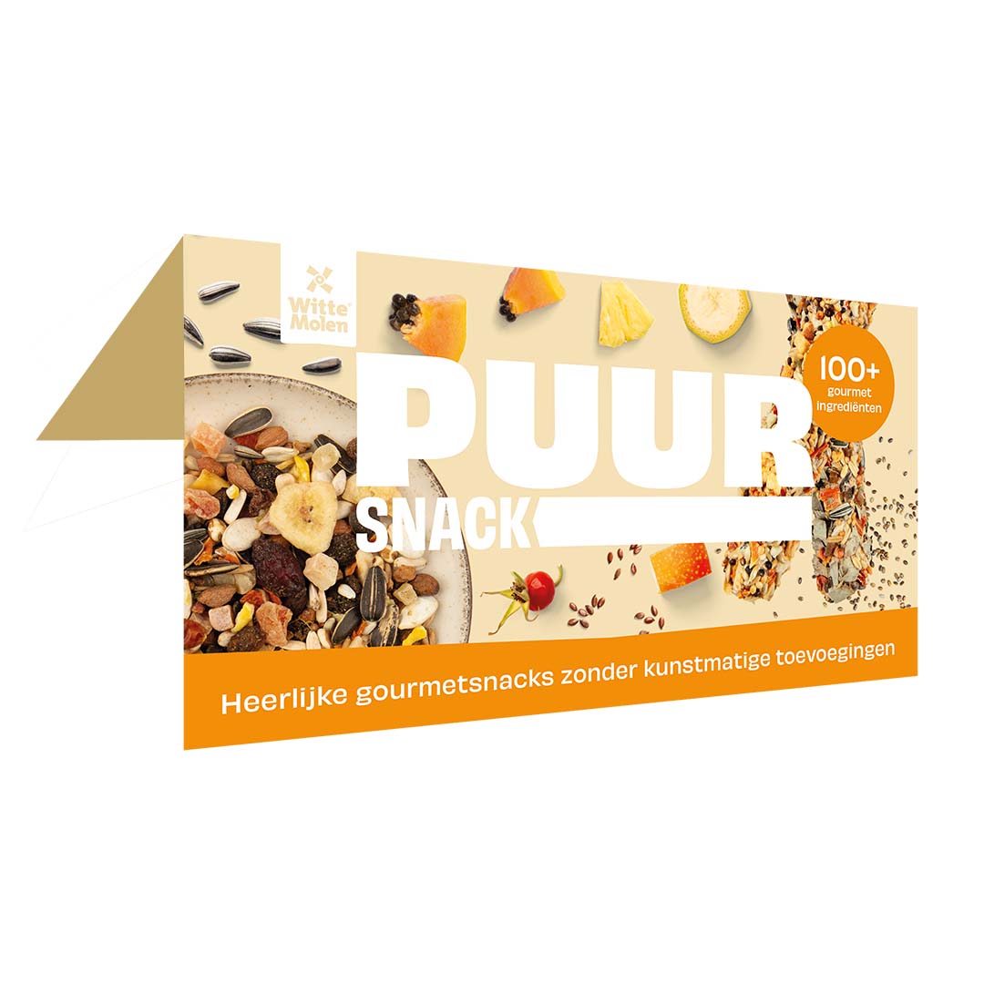 Shelftalker PUUR snack Vogel NLD/FRA - Product shot