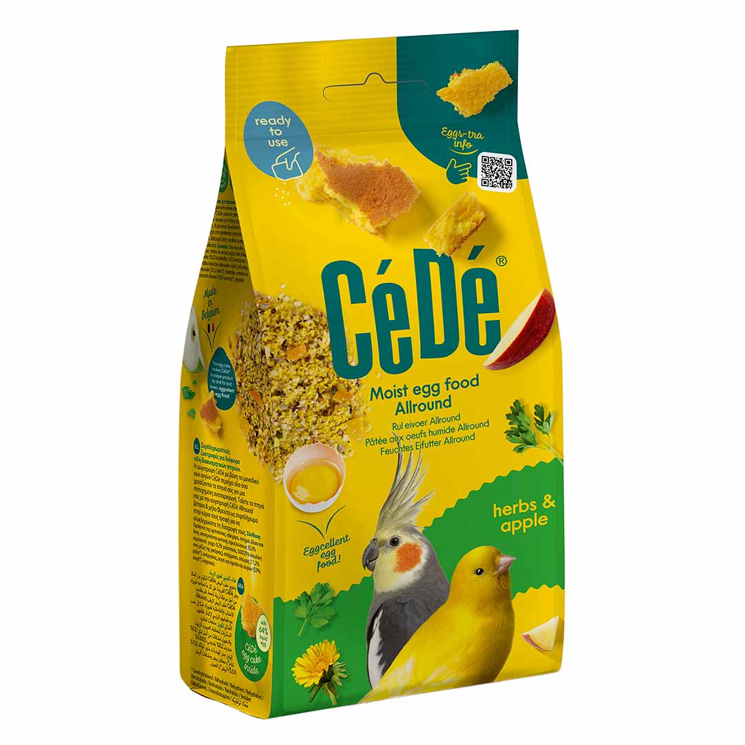 Cédé egg food moist allround herbs & apple - Product shot