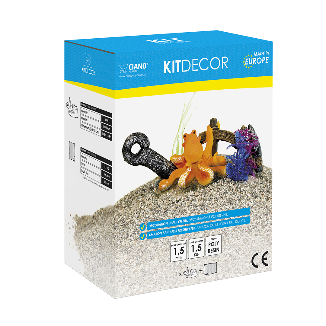 Dekoration-Kit My Crab/Shark Mehrfarbig - Verpakkingsbeeld