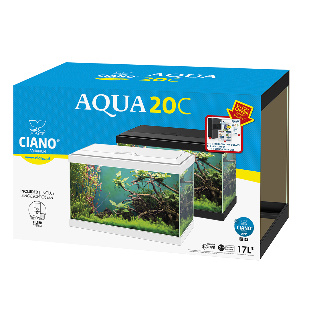Aquarium aqua 20 classic wit - Verpakkingsbeeld