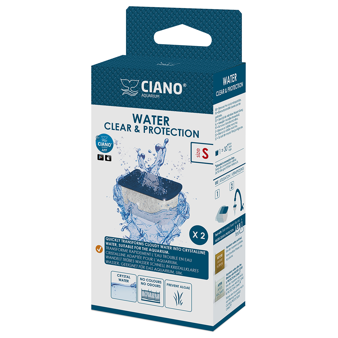 Water clear small 2st blue - Verpakkingsbeeld