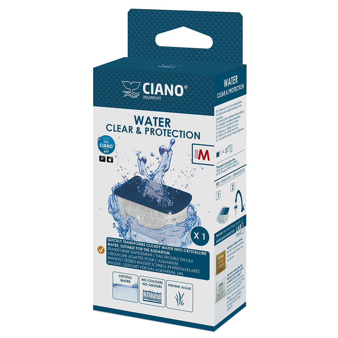 Water clear medium 1pc blue - Verpakkingsbeeld