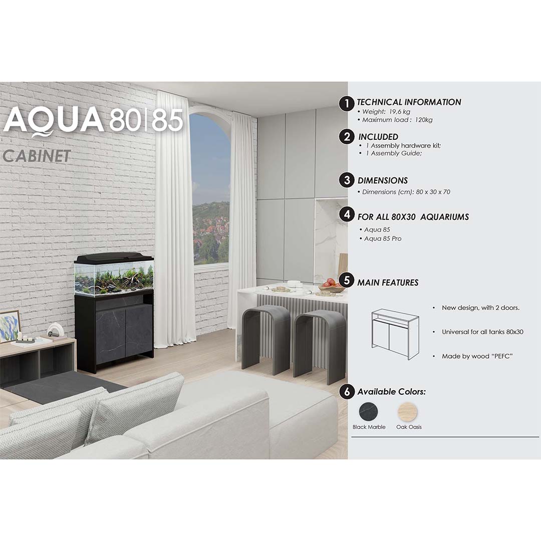 Kast Aqua 80 Black marble - Sceneshot 2