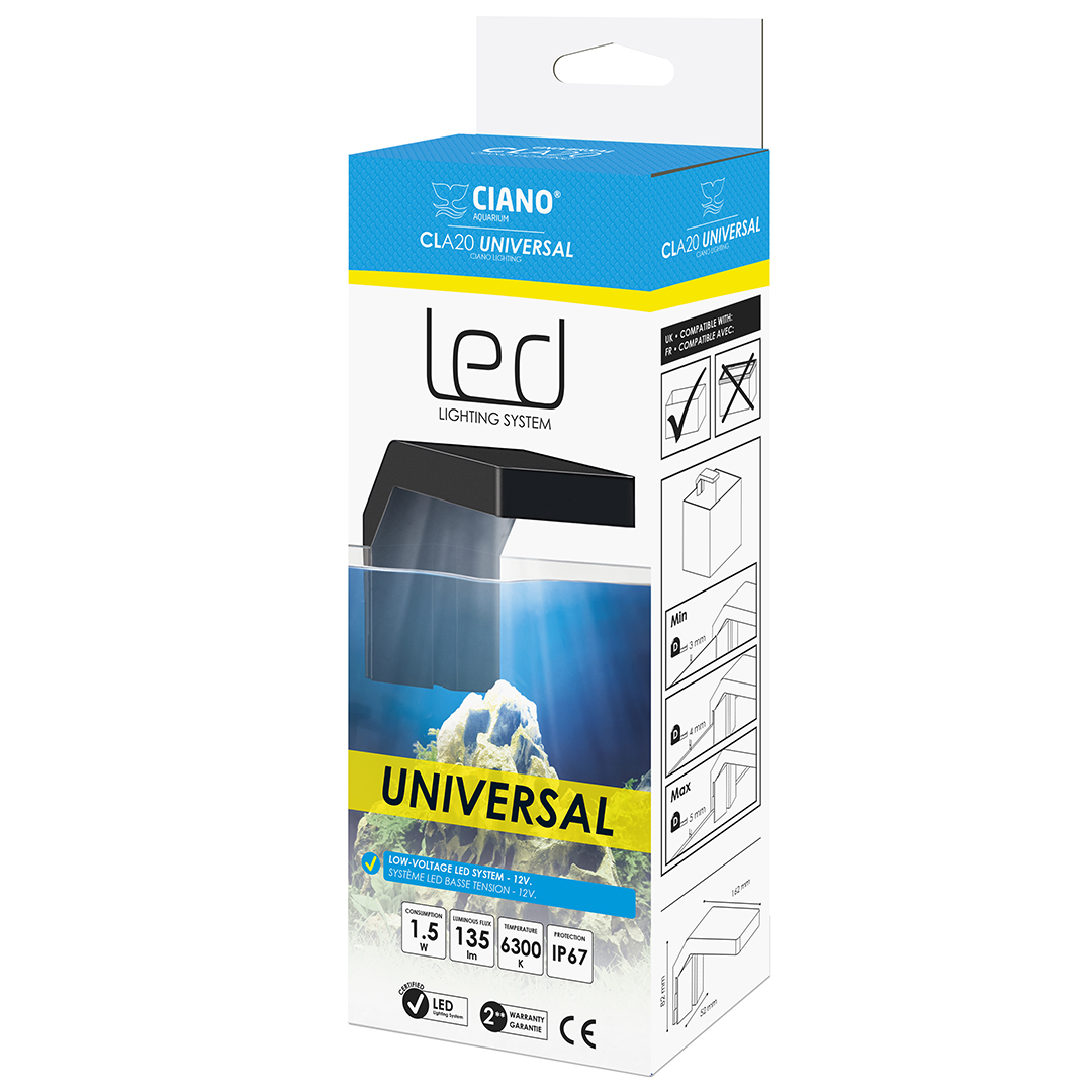 Led cla20 universal black - Verpakkingsbeeld