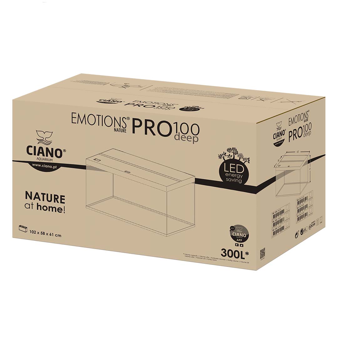 Aquarium emotions nature pro 100 Deep Zwart - Verpakkingsbeeld