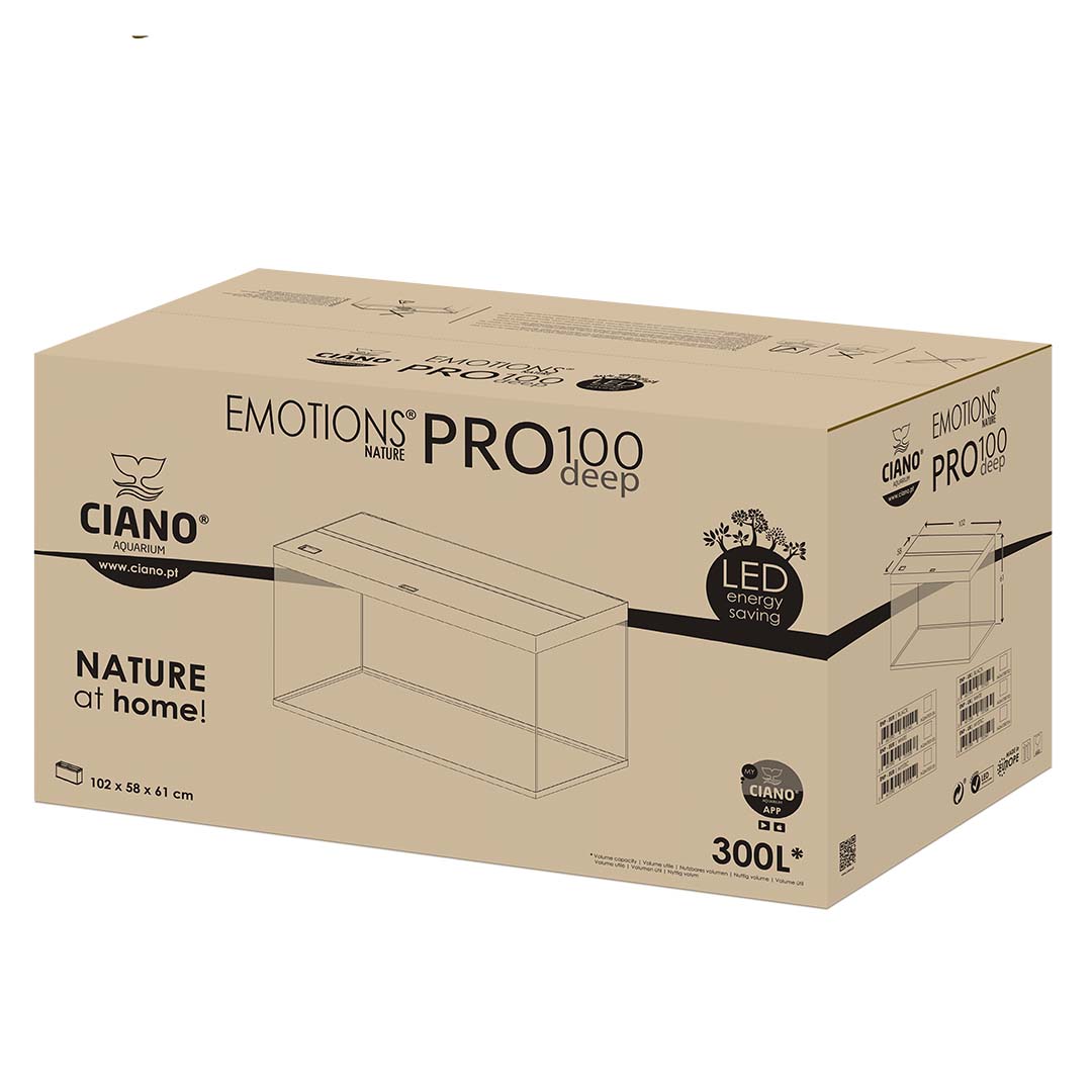 Aquarium emotions nature pro 100 Deep Wit - Verpakkingsbeeld
