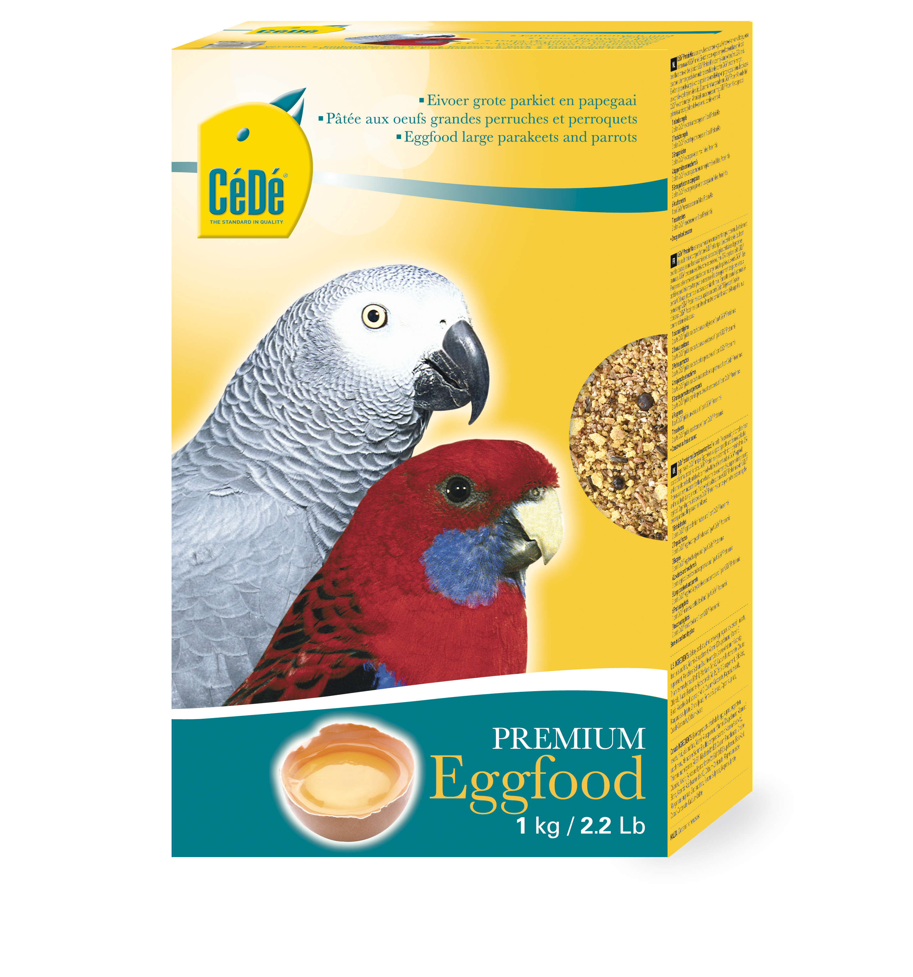 Cédé egg food large parakeet & parrot - <Product shot>