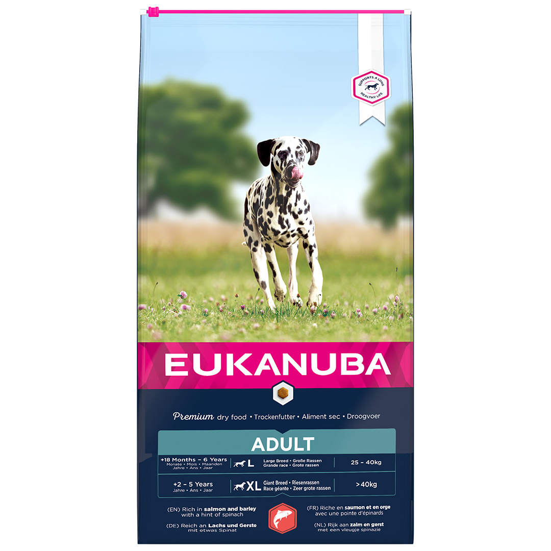 Euk dog adult large salmon - <Product shot>