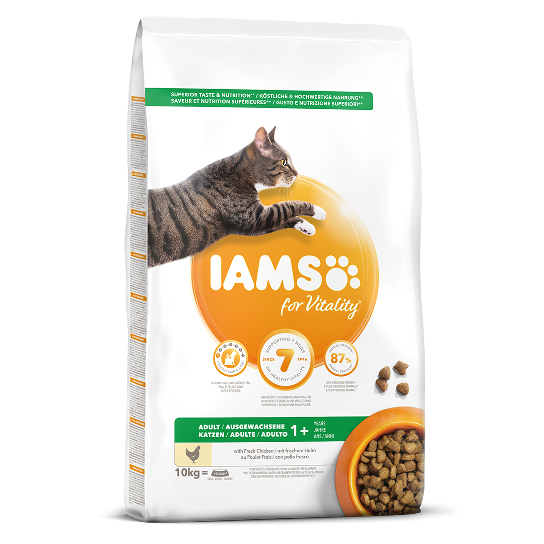 Iams for vitality adult cat chicken - <Product shot>