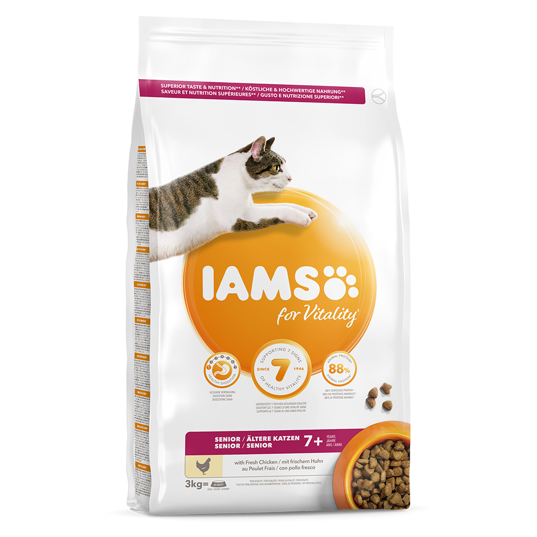 Iams for vitality cat senior chicken - Product shot