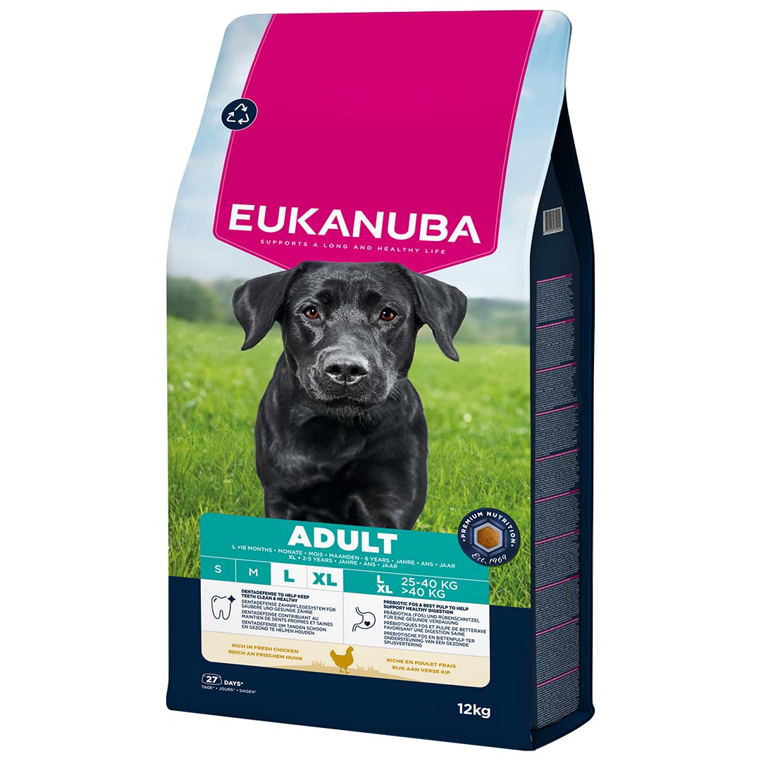 Euk dog adult large breed chicken - <Product shot>