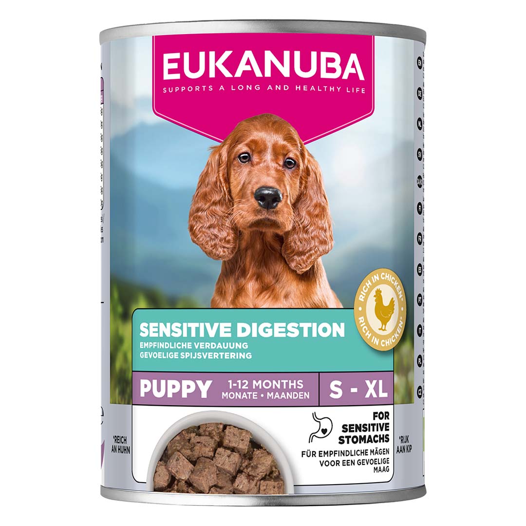 EUK Sp. Care wet puppy sensitive digestion - Facing