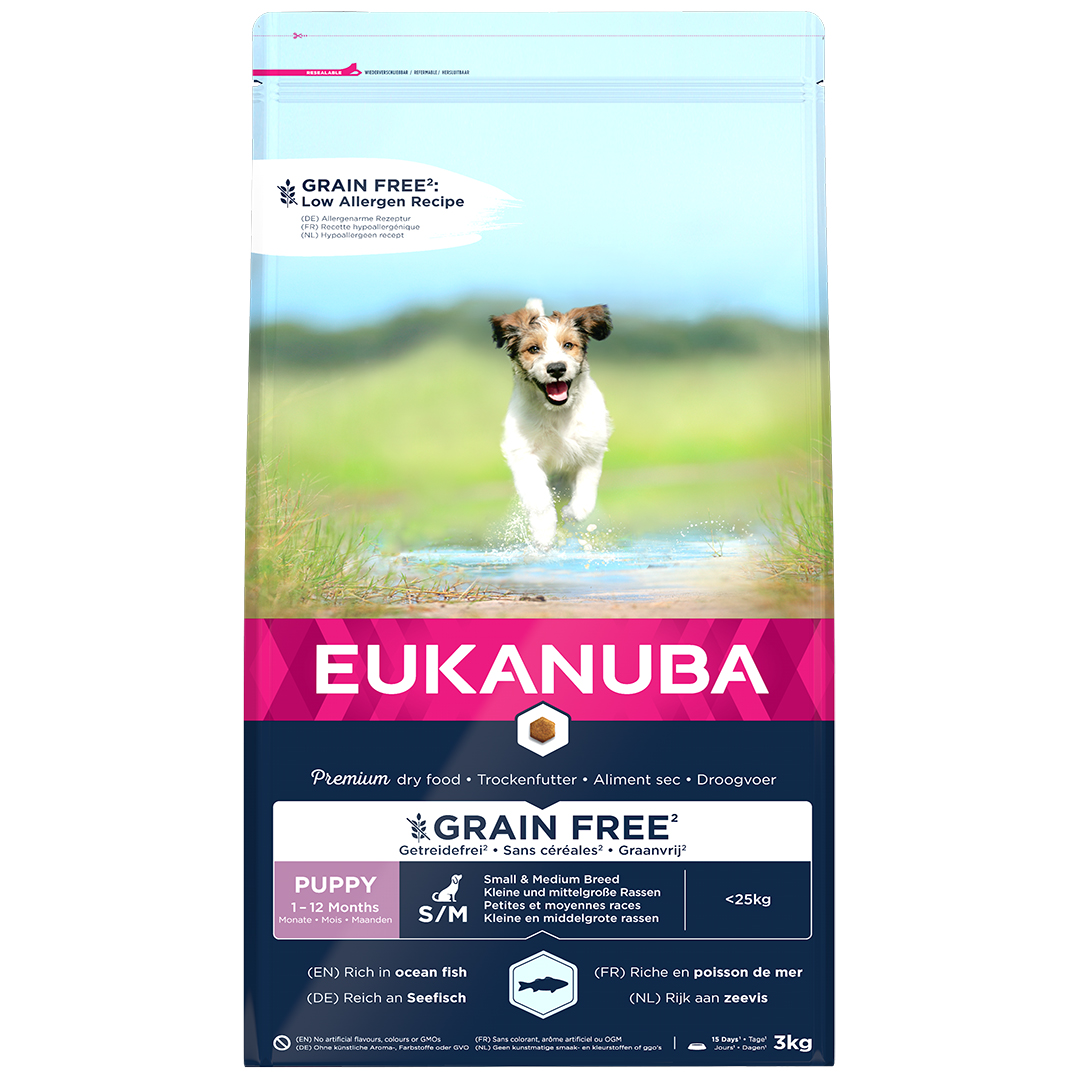 Euk grainfree ocean fish puppy s/m breed - <Product shot>