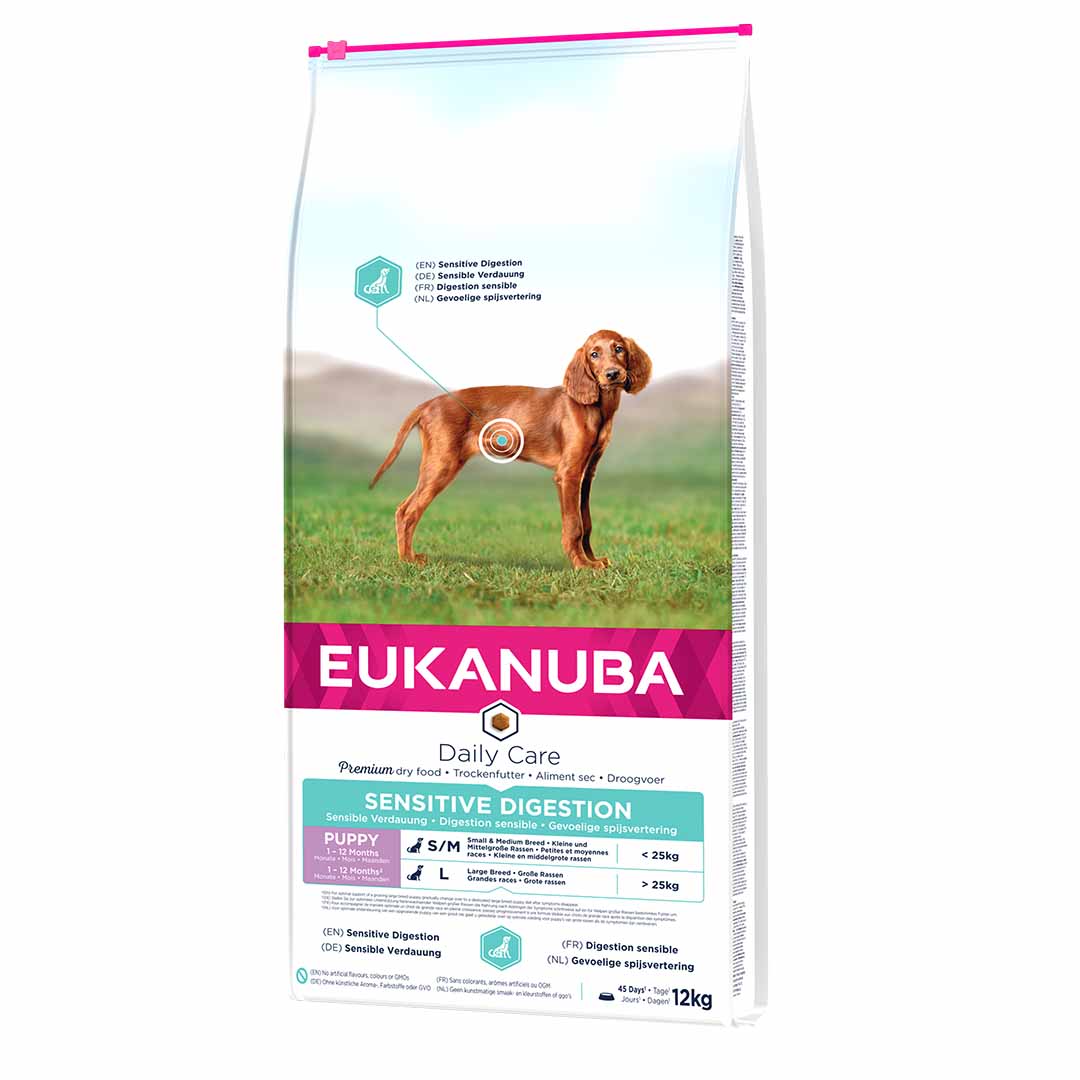 Euk daily care puppy sensitive digestion - Product shot