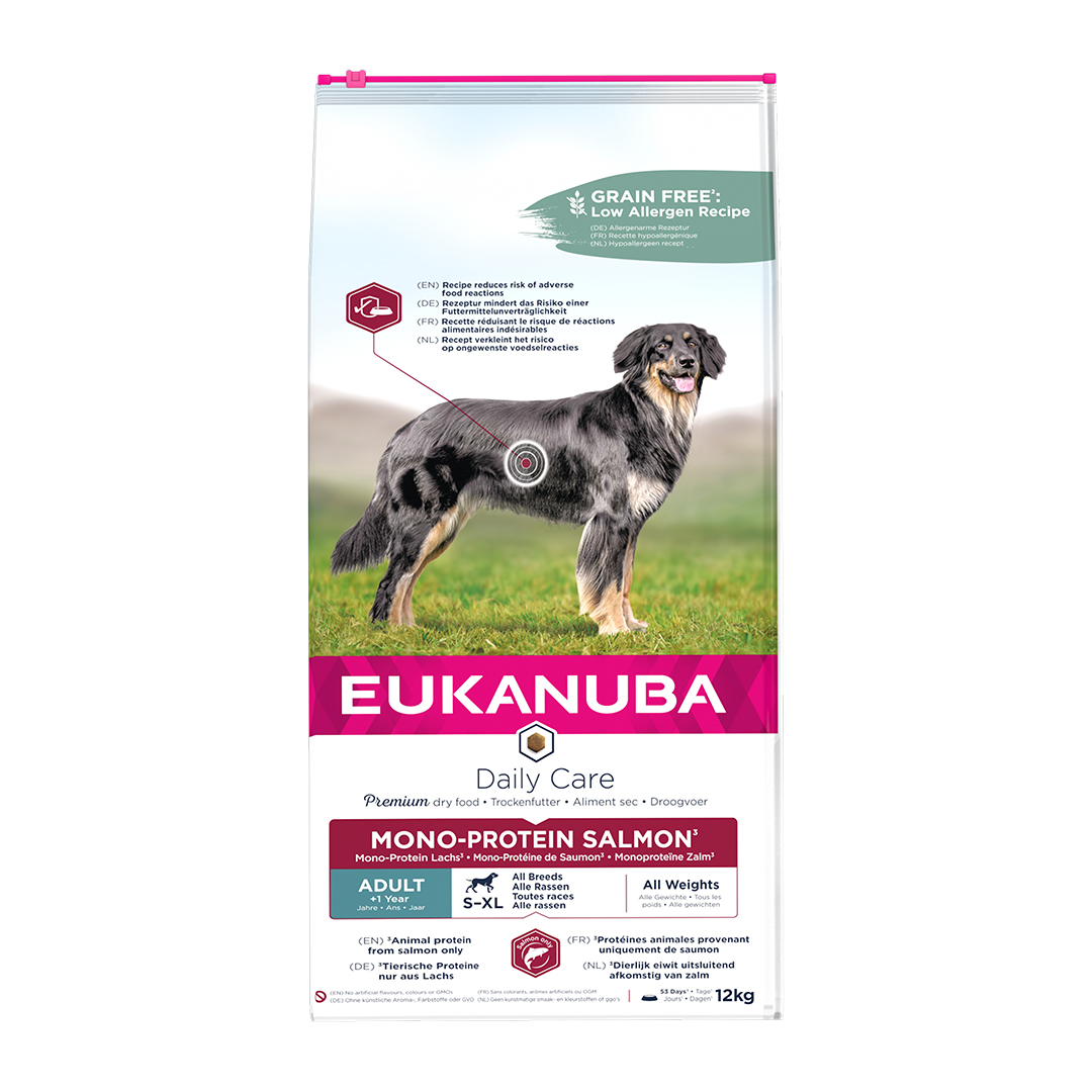 Euk dog daily care mono-protein salmon adult - <Product shot>