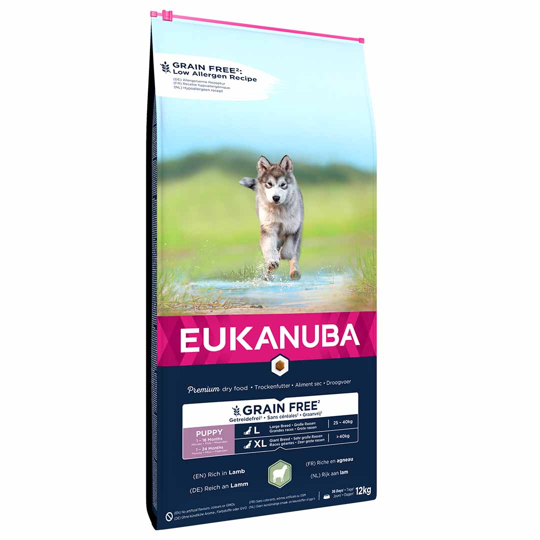 Euk Grain Free Lam Puppy Large Breed - Product shot