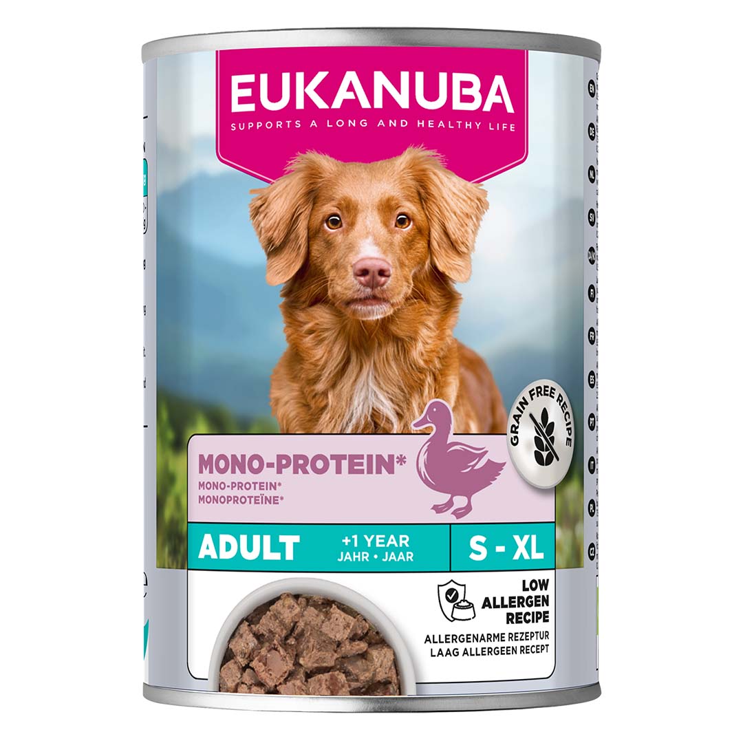 EUK Sp. Care wet adult Mono-Protein duck - Facing