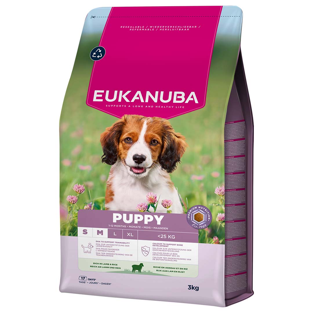 Euk dog puppy small&medium breed lamb&rice - <Product shot>