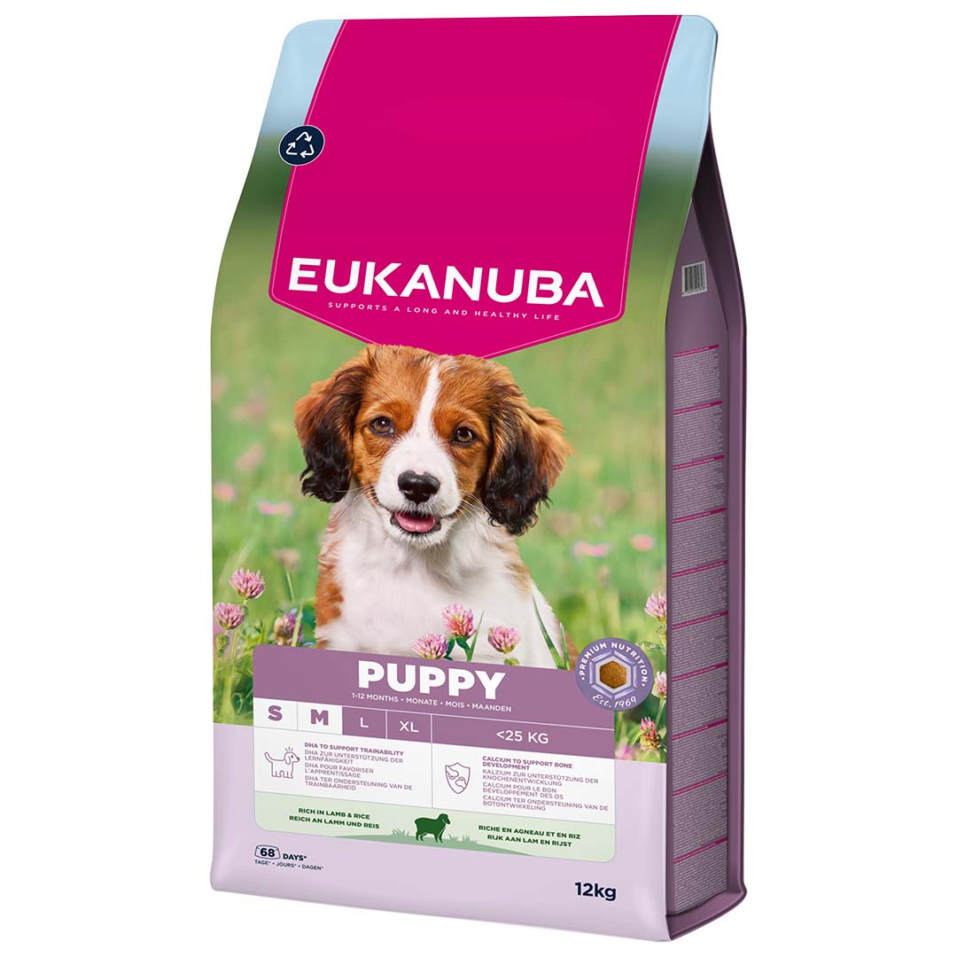 Euk dog puppy small&medium breed lamb&rice - <Product shot>