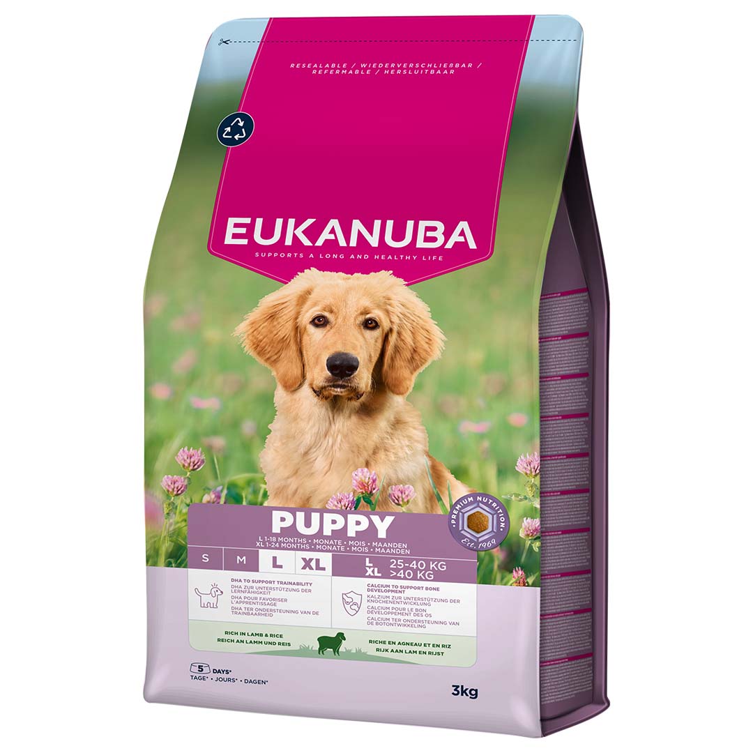 Euk dog puppy large breed lamb&rice - <Product shot>