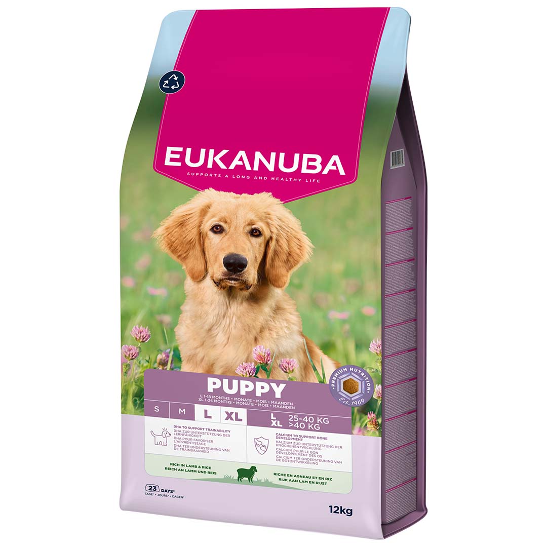 Euk dog puppy large breed lamb&rice - <Product shot>