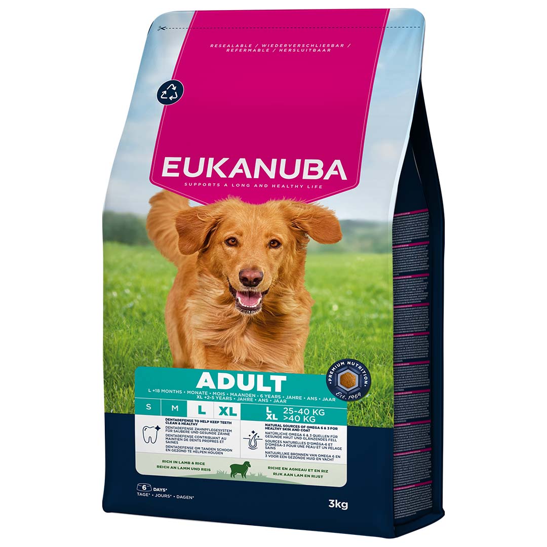 Euk dog adult large breed lamb&rice - <Product shot>